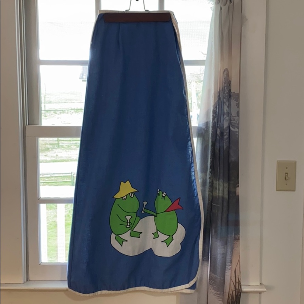 Vintage Wrap Maxi Skirt